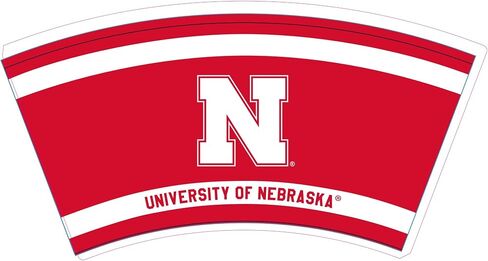 Desert Cactus University of Nebraska Paper Cups Huskers GBR NU 20 Count 12 ounce Cold Beverage for Tailgates, Graduation, Party and Game Day Decoration in Saudi Arabia