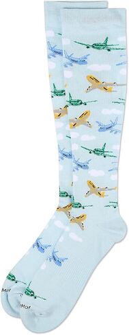 Wellfit Men's Airplanes Rayan Blend 8-15 mmHg Graduated Compression Socks in Kuwait