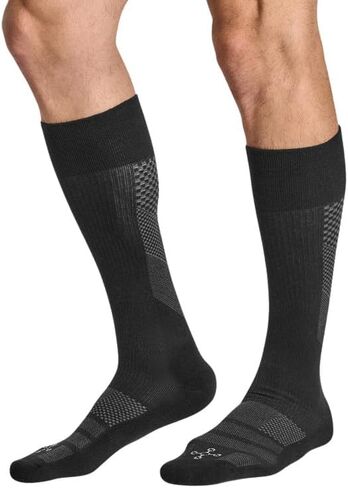 Easy-On Men's Over-the-Calf Compression Socks – Easy-On Soothing Compression, Mesh Ventilation & Copper Znergy Anti-Odor in Saudi Arabia