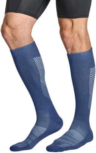 Easy-On Men's Over-the-Calf Compression Socks – Easy-On Soothing Compression, Mesh Ventilation & Copper Znergy Anti-Odor in Saudi Arabia