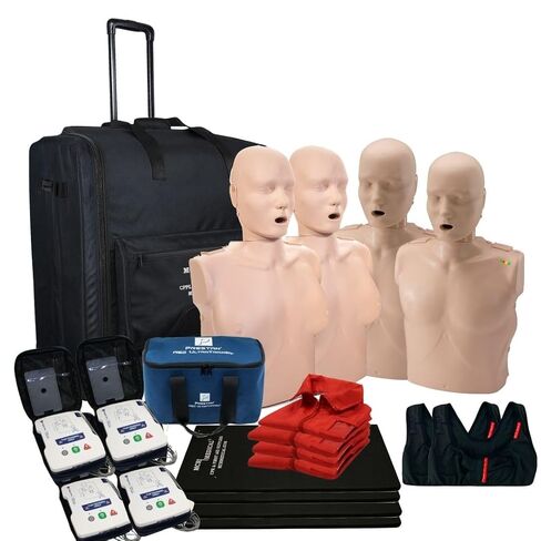 PRESTAN 2 أنثى CPR Manikin و 2 ذكر بالغ CPR Manikin Kit مع تعليقات، Prestan UltraTrainer، وملحقات MCR in Kuwait