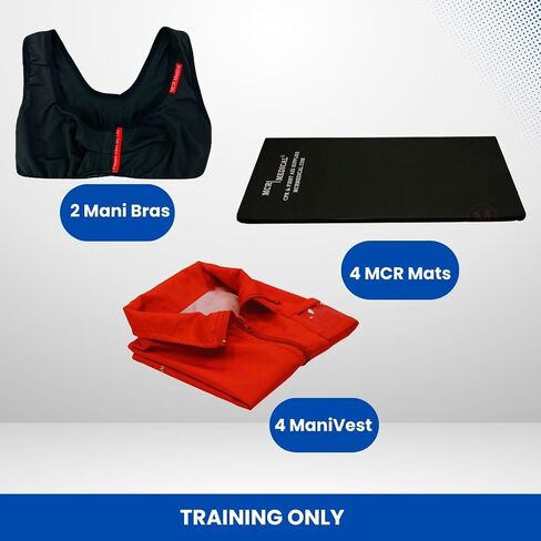PRESTAN 2 أنثى CPR Manikin و 2 ذكر بالغ CPR Manikin Kit مع تعليقات، Prestan UltraTrainer، وملحقات MCR in Kuwait