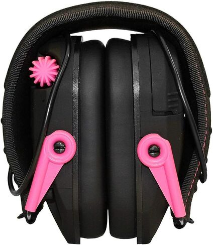 Walker's Razor Slim Electronic Muff (Black/Pink) with Protection Case in Kuwait