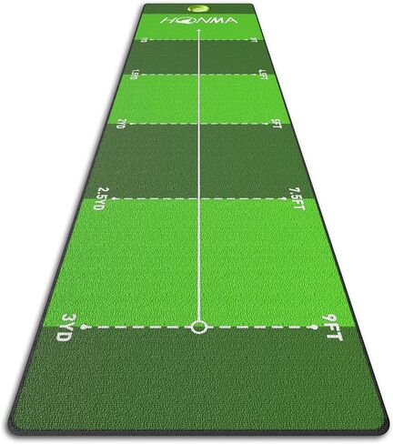 Honma Golf Putting mat with Distance Marker,26in X 9ft Golf Putting Green Indoor for Training fit for Home,Office & Outdoor in Kuwait