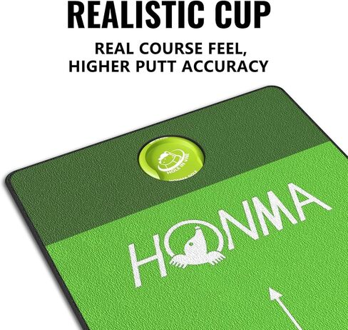 Honma Golf Putting mat with Distance Marker,26in X 9ft Golf Putting Green Indoor for Training fit for Home,Office & Outdoor in Kuwait