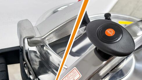 Commercial Aluminum Pressure Cooker Steamer Pot 33 QT | 50-75 KPa Pressure, Food-Grade Aluminum, Stew, Boil & Steam, Anti-Slip Handles, Gas Stove Compatible in Kuwait