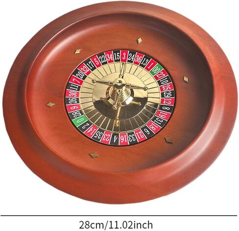 Roulette Game, Wooden Roulette Wheel, Creative Wooden Roulette for Family Night Game Bar Parties, in Kuwait