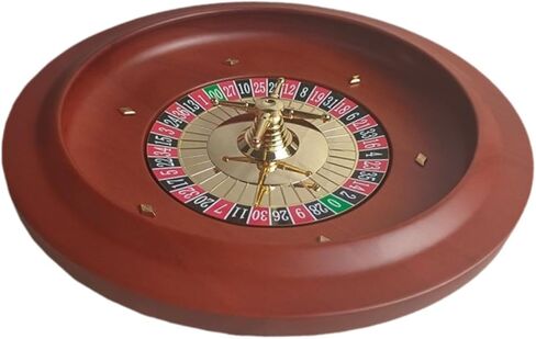 Roulette Game, Wooden Roulette Wheel, Creative Wooden Roulette for Family Night Game Bar Parties, in Kuwait