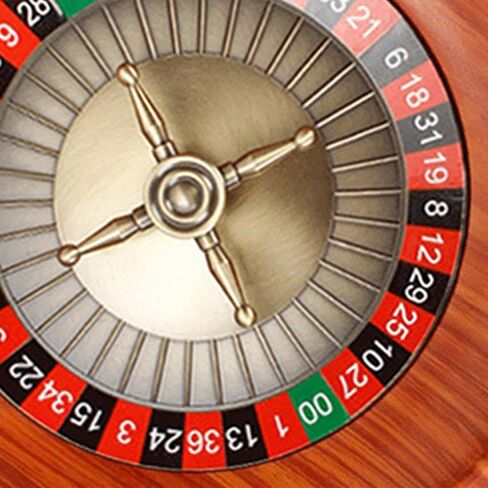 Rotating Game Wheel, Portable Roulette Wheel 12.01 Inch (30.5cm) Diameter, High Density Board, Casino Party Game for Game Nights in Kuwait