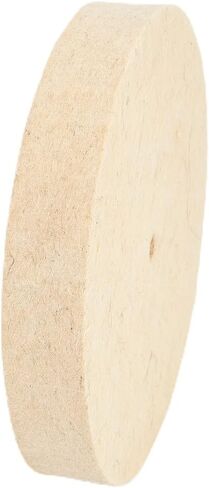 6 Inch Wool Felt Polishing Wheel, 150mm Buffing Pad Disc with 10mm Hole for Rotary Tools, Metal Glass Furniture Ceramic Marble Polisher Attachment in Kuwait
