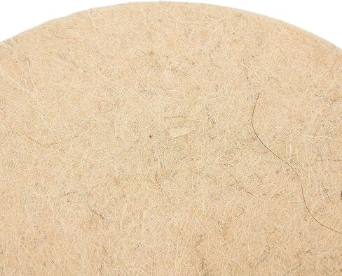 6 Inch Wool Felt Polishing Wheel, 150mm Buffing Pad Disc with 10mm Hole for Rotary Tools, Metal Glass Furniture Ceramic Marble Polisher Attachment in Kuwait