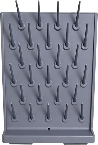 GYPSYFY Lab Drying Rack 27 Pegs Wall Mounted Test Tube Dryer PP Pegboard Laboratory Drying Rack Adjustable Tilt Detachable Lab Supply Rack for Beakers Test Tubes Glassware Bench Organizer in Kuwait