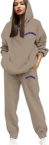 Sweatsuits النساء 2 قطعة الزي هوديس البلوز رياضية Sweatpant بدلة رياضية الخريف الشتاء صالة Jogger السفر الزي in Kuwait