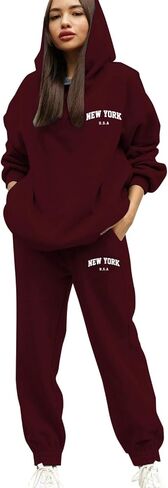 Sweatsuits النساء 2 قطعة الزي هوديس البلوز رياضية Sweatpant بدلة رياضية الخريف الشتاء صالة Jogger السفر الزي in Kuwait