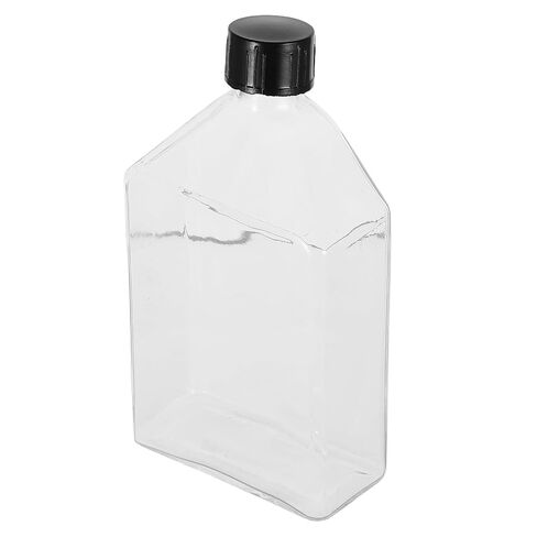 Operitacx Lab Glassware Bottle - Transparent Reusable Cell Culture Flask for Teaching Labs and Bioscience Research - Stoppered Top for Tight Seal 200ml/6.76oz in Kuwait