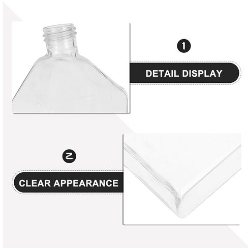 Operitacx Lab Glassware Bottle - Transparent Reusable Cell Culture Flask for Teaching Labs and Bioscience Research - Stoppered Top for Tight Seal 200ml/6.76oz in Kuwait
