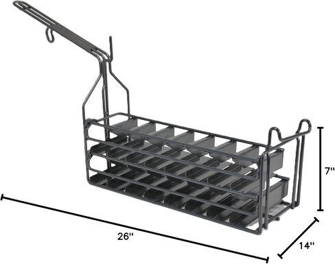 Prince Castle Fry and Pie Basket with Non-Stick Coating - for Pies, Turnovers, Fries and Hashbrowns - Commercial Fry Basket for Restaurants and Food Service Establishments in Kuwait