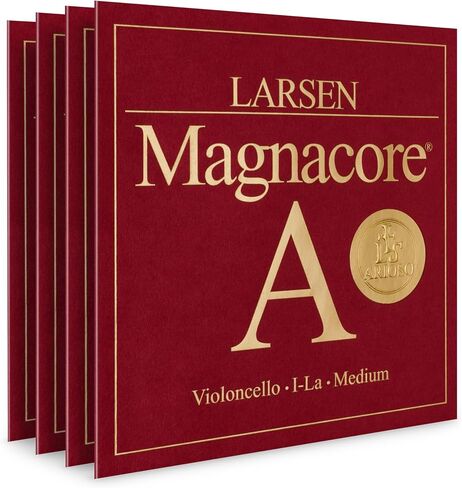 Larsen Magnacore Arioso Cello Strings – Medium Tension Set – Light Feel with Brilliant Depth in Kuwait