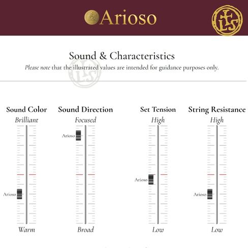 Larsen Magnacore Arioso Cello Strings – Medium Tension Set – Light Feel with Brilliant Depth in Kuwait