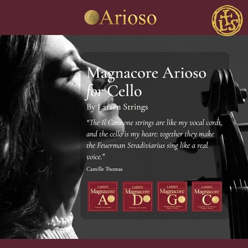 Larsen Magnacore Arioso Cello Strings – Medium Tension Set – Light Feel with Brilliant Depth in Kuwait