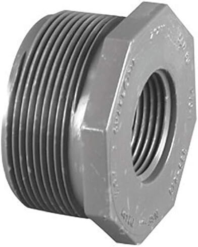 جدول 80 جلبة مخفض PVC، رمادي، MPT x FPT، 1 × 3/4 بوصة. in Kuwait