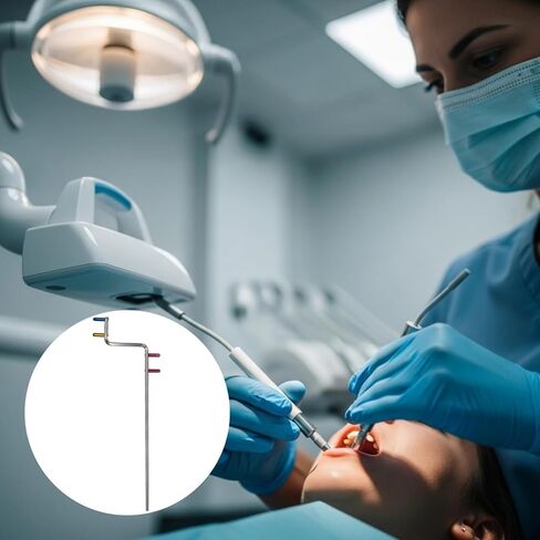 5 Pack Dental X-Ray Positioner Arms, Double-Headed Metal Aligning Rods, Stainless Steel, 6.7 X 1.6 X 0.4 in / 17 X 4 X 1 Cm in Kuwait