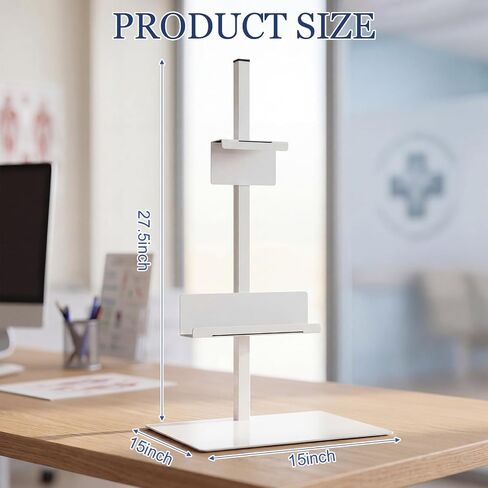 Zonon Lateral X-Ray Cassette Holder Table Top Adjustable Height DR Panel Stand for Cross-table Radiology - Fits Xray Machine Cr/dr & Grid Receptors - Heavy Duty Steel, Non-slip Clamps in Kuwait