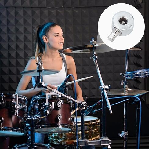 WADORN 6Pcs Steel Counterweight Snare Weight Drum Accessory Kit Drum Beater Holder Musical Instrument Hardware Bass Drums Pedals for Adjustable Bass Drums Pedal Beater Parts Accessories in Kuwait