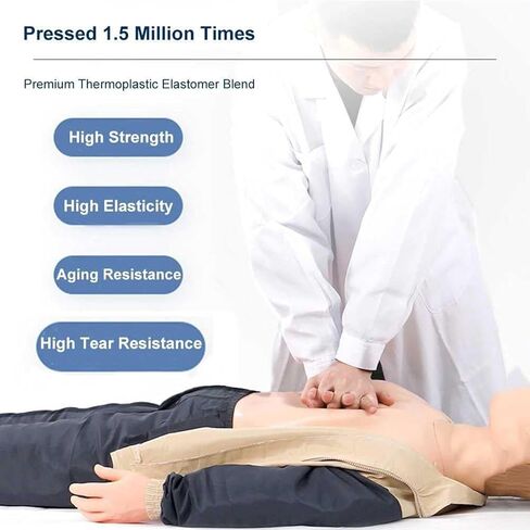 مجموعة تدريب دمية عرض CPR، مجموعة عارضة أزياء لتدريب البالغين لكامل الجسم، نموذج تدريب ضغط الصدر، دمية إنعاش الإسعافات الأولية للفصل الدراسي أو مركز الأبحاث in Kuwait