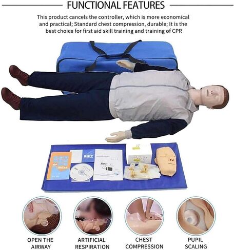 مجموعة تدريب دمية عرض CPR، مجموعة عارضة أزياء لتدريب البالغين لكامل الجسم، نموذج تدريب ضغط الصدر، دمية إنعاش الإسعافات الأولية للفصل الدراسي أو مركز الأبحاث in Kuwait