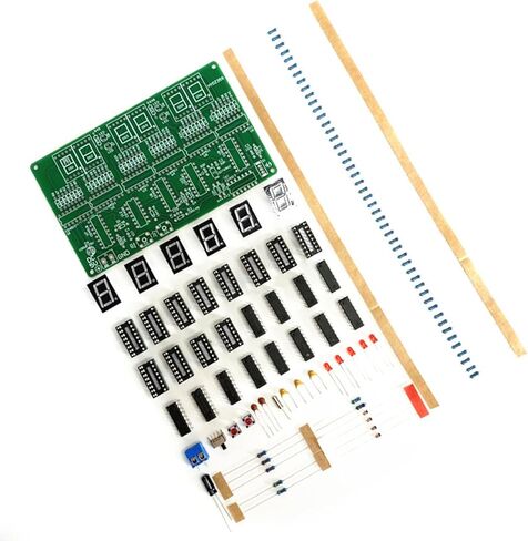 Precise 6 Digit Electronic Clock Training Set for Soldering Practice and Lab Equipment Assembly Digital Clock Kit in Kuwait
