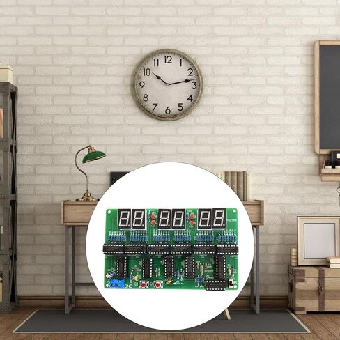 Precise 6 Digit Electronic Clock Training Set for Soldering Practice and Lab Equipment Assembly Digital Clock Kit in Kuwait