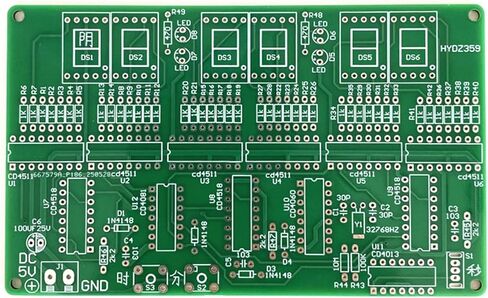Precise 6 Digit Electronic Clock Training Set for Soldering Practice and Lab Equipment Assembly Digital Clock Kit in Kuwait