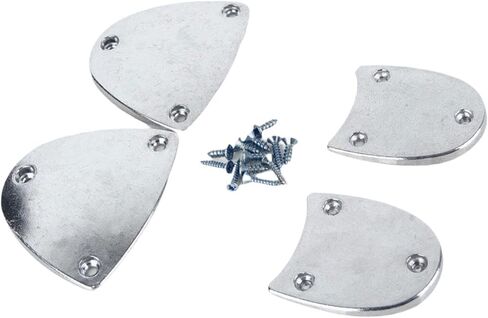 SM SunniMix Tap Shoe Sole Protector Heel Plates Shoe Bottom And Heel for Tap Dance Shoes Adults S in Kuwait