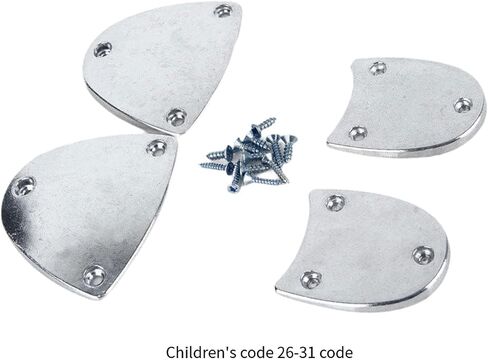 SM SunniMix Tap Shoe Sole Protector Heel Plates Shoe Bottom And Heel for Tap Dance Shoes Adults S in Kuwait