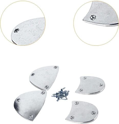 SM SunniMix Tap Shoe Sole Protector Heel Plates Shoe Bottom And Heel for Tap Dance Shoes Adults S in Kuwait