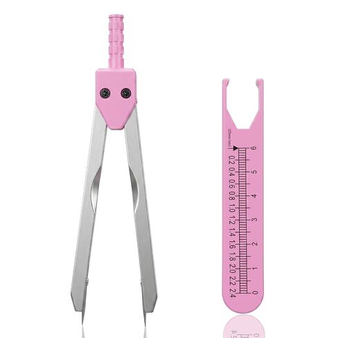 EKG Calipers with Ruler, Portable ECG Calipers Measuring Tool | Electrocardiogram Divider for Nursing, Doctors, Medical Student, Pink in Kuwait