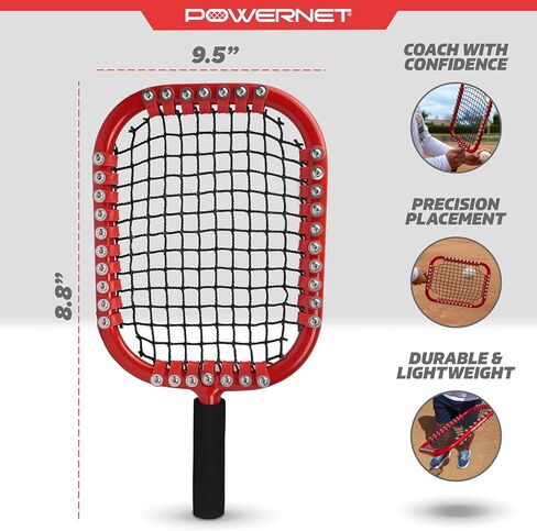 مضرب PowerNet Precision Bat، Flyball Pop Fly Groundball، مدرب البيسبول الناعم سهل الاستخدام لمساعد المدربين، استبدال مضرب Fungo، تدريب فعال لجميع المواقف in Kuwait