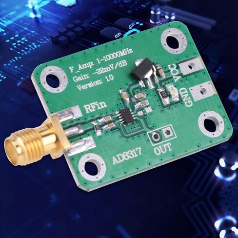 AD8317 مضخم لوغاريتمي 1M-10000MHz -55dBm إلى 0dBm نطاق الكشف - وحدة عداد الطاقة لقياس الإشارة والتحكم التلقائي في الكسب in Kuwait