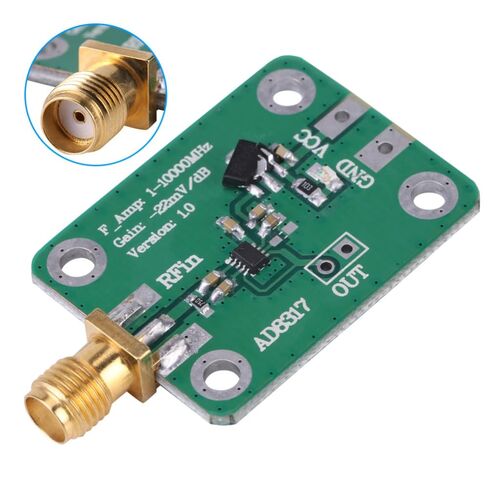AD8317 مضخم لوغاريتمي 1M-10000MHz -55dBm إلى 0dBm نطاق الكشف - وحدة عداد الطاقة لقياس الإشارة والتحكم التلقائي في الكسب in Kuwait