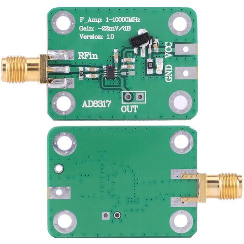 AD8317 مضخم لوغاريتمي 1M-10000MHz -55dBm إلى 0dBm نطاق الكشف - وحدة عداد الطاقة لقياس الإشارة والتحكم التلقائي في الكسب in Kuwait