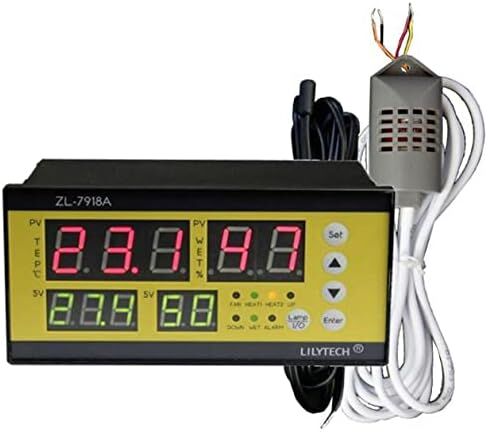 ZL-7918A، التيار المتناوب 100-240 فولت متعدد الوظائف جهاز التحكم بدرجة الحرارة والرطوبة الأوتوماتيكي، جهاز تحكم بحاضنة البيض أفضل من XM-18 in Kuwait