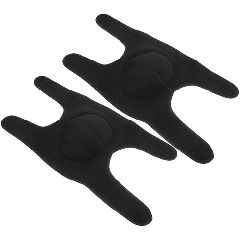 Ciieeo 2pcs Black Eva Foam Knee Pads for Running and Basketball, Comfortable and Thick Sponge Protector to Reduce Swelling, Sturdy Sports Support Gear for Outdoor Activities in Kuwait