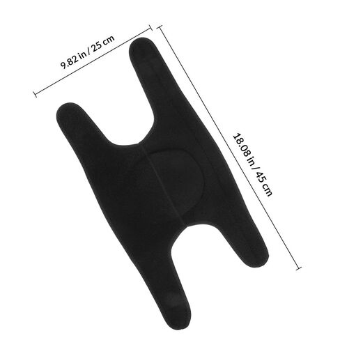 Ciieeo 2pcs Black Eva Foam Knee Pads for Running and Basketball, Comfortable and Thick Sponge Protector to Reduce Swelling, Sturdy Sports Support Gear for Outdoor Activities in Kuwait