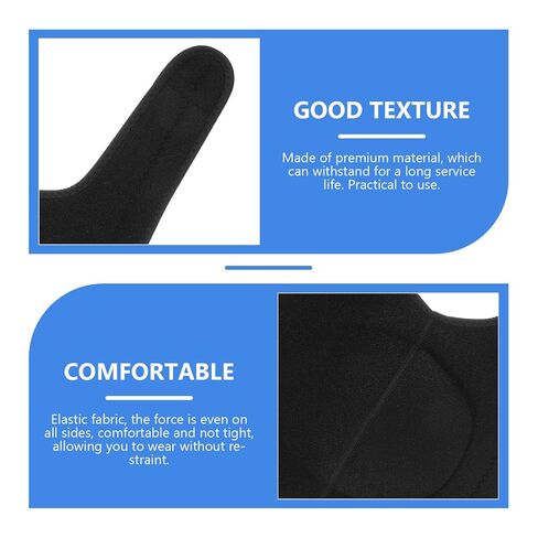 Ciieeo 2pcs Black Eva Foam Knee Pads for Running and Basketball, Comfortable and Thick Sponge Protector to Reduce Swelling, Sturdy Sports Support Gear for Outdoor Activities in Kuwait