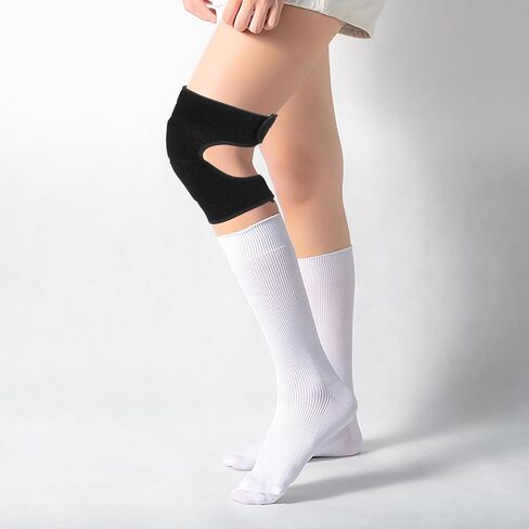 Ciieeo 2pcs Black Eva Foam Knee Pads for Running and Basketball, Comfortable and Thick Sponge Protector to Reduce Swelling, Sturdy Sports Support Gear for Outdoor Activities in Kuwait