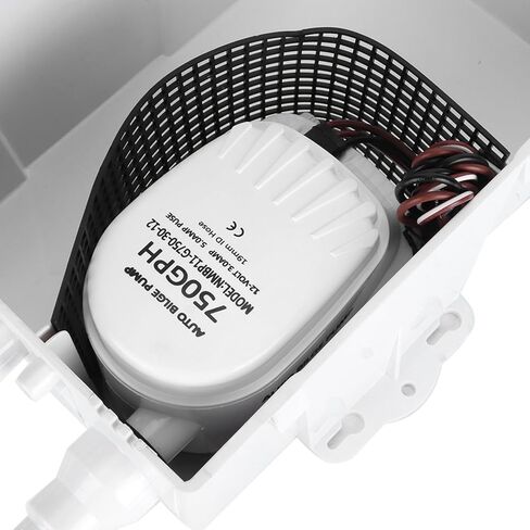 مضخة دش YUYTE البحرية 750GPH نظام مضخة حوض الاستحمام للقوارب وRV، صندوق تصريف متعدد المنافذ البحرية 12 فولت in Kuwait