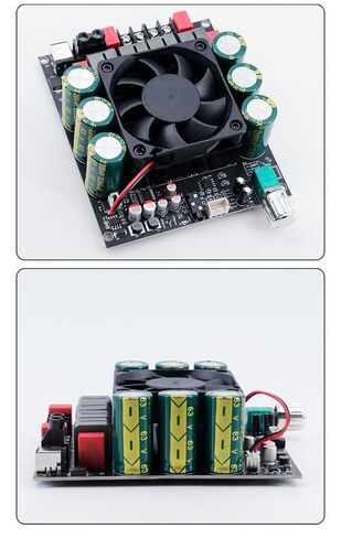 Spectrum Analyzers for ZK-6002 600W 2 Channel Stereo Audio Amplifier Board High Power Class H Amp TPA3255 Chips Low Distortion Wide Voltage（Color:Black in Kuwait