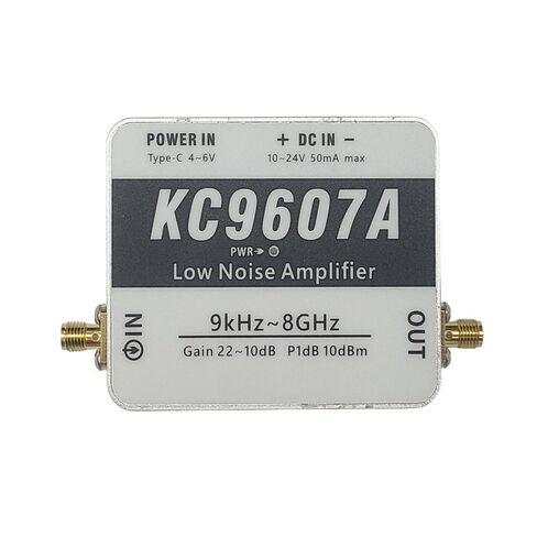 Spectrum Analyzers for KC9607A Ultra-Low Frequency Wideband Low-Noise Amplifier Module 1kHz-8GHz 20dB Gain Near-Field Probe/Dedicated LNA（Color:Black in Kuwait