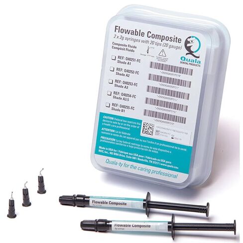 Quala Q40255 Flowable Dental Composite Syringes B1 2/Pk 2gm in Kuwait